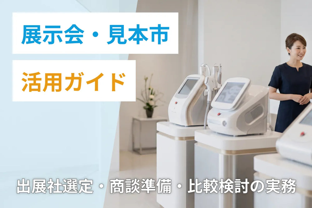 業務用エステ機器の展示会・見本市活用ガイド｜出展社選定・商談準備・比較検討の実務