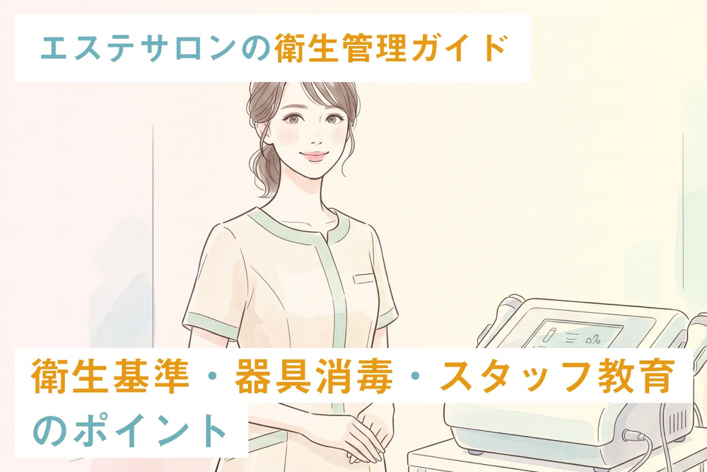エステサロンの衛生管理ガイド｜衛生基準・器具消毒・スタッフ教育のポイント