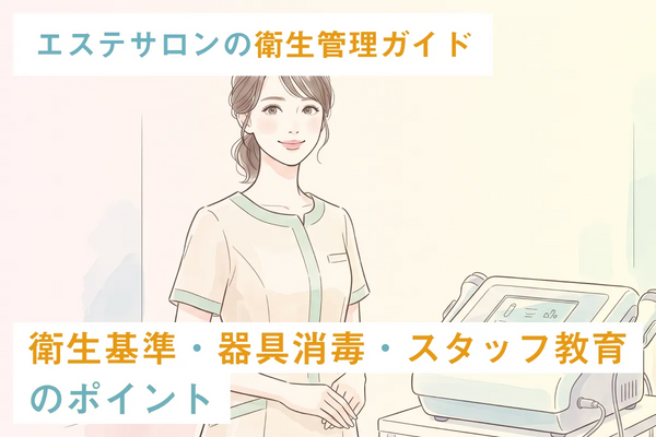 エステサロンの衛生管理ガイド｜衛生基準・器具消毒・スタッフ教育のポイント