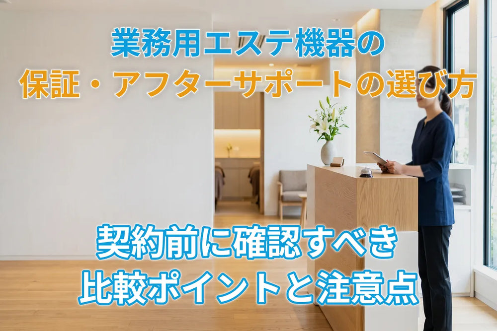 エステサロン開業の立地選定ガイド｜物件タイプ・商圏分析・チェックポイントを解説
